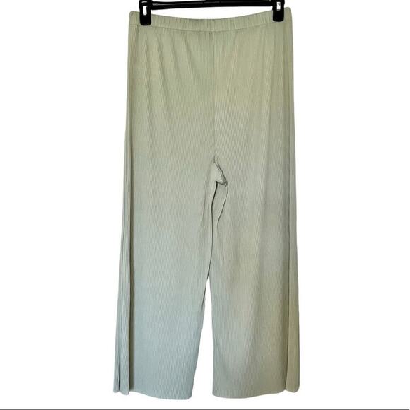 ASOS Wide Leg Ribbed Pants - Picture 2 of 5